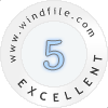 5 stars at windfile.com