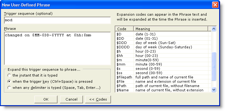 ConfigureAutoCompleteUserDefinedNewCodes