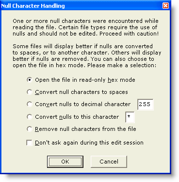 NULLCharacters