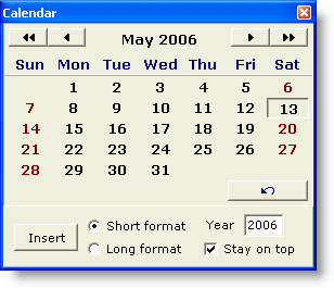 ToolsCalendar