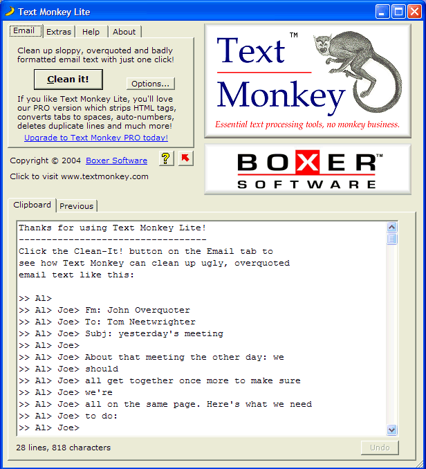 Text Monkey Lite
